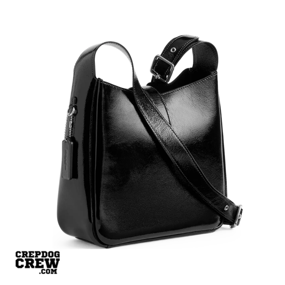 COACH Hadley Convertible Crossbody Bag crinkle leather Silver