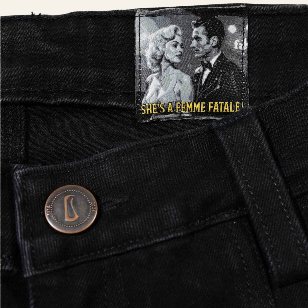 Women's Black Jeans - 1900s Fit
