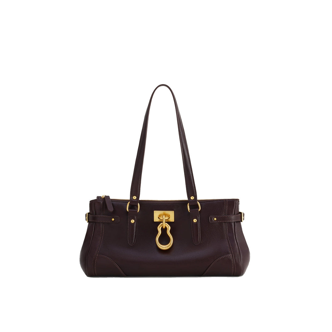 JW PEI Yvette Elongated Tote Bag - Dark Brown