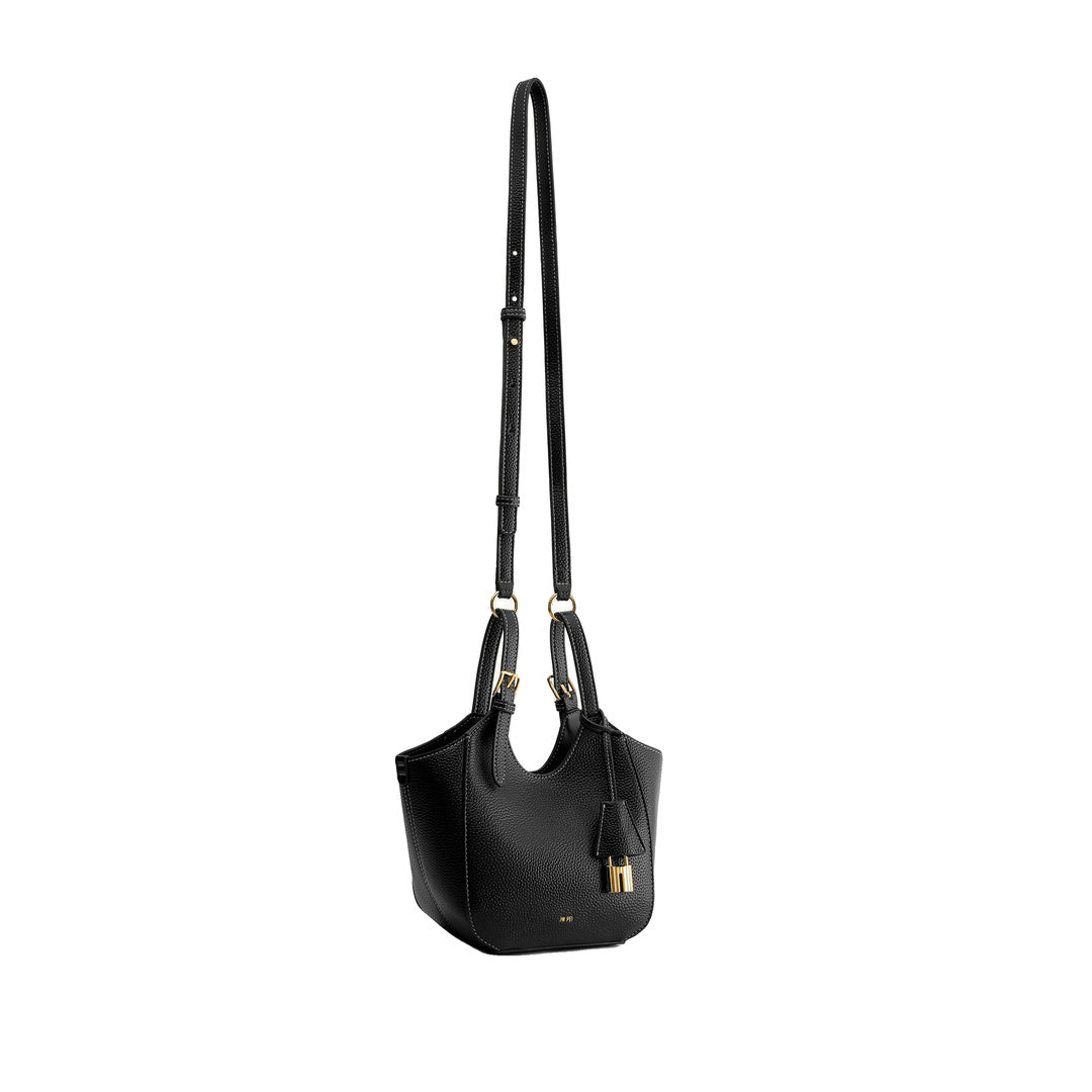 JW PEI Ines Padlock Tote Bag - Black