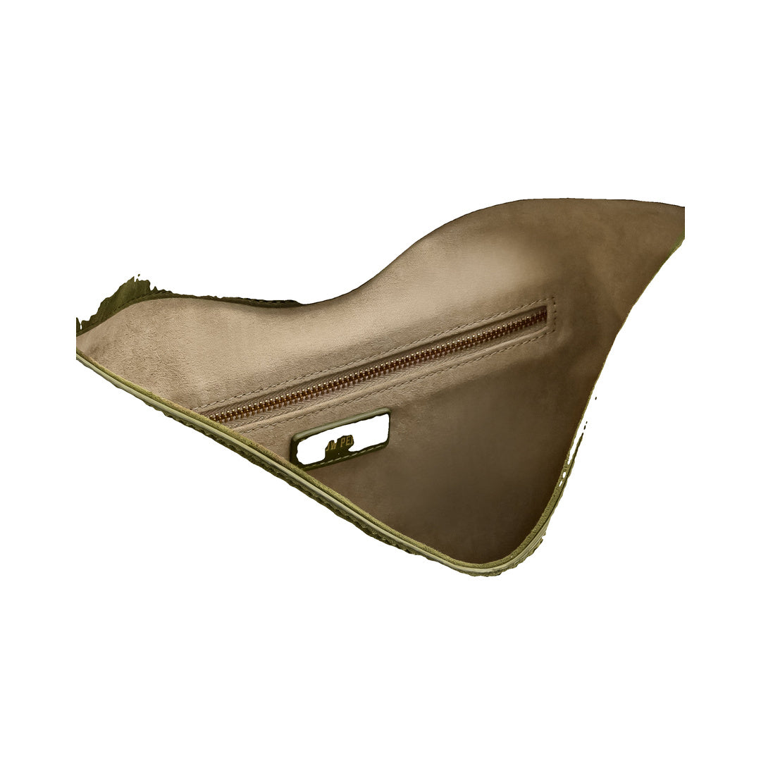 JW PEI Aria Faux Suede Shoulder Bag - Dark Olive
