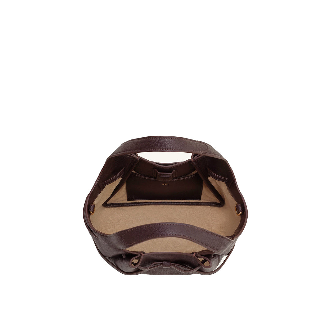 JW PEI Mabel Soft Bow Tote Bag - Dark Brown