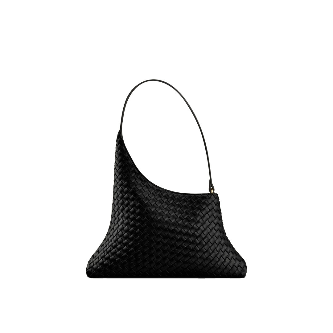 JW PEI Lyra Woven Shoulder Bag - Black