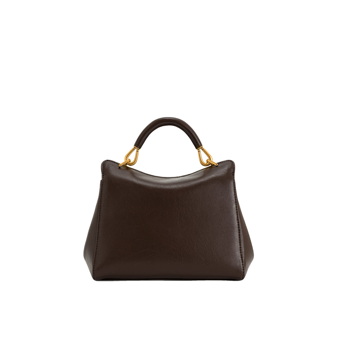 JW PEI Lucia Classic Top Handbag - Dark Brown