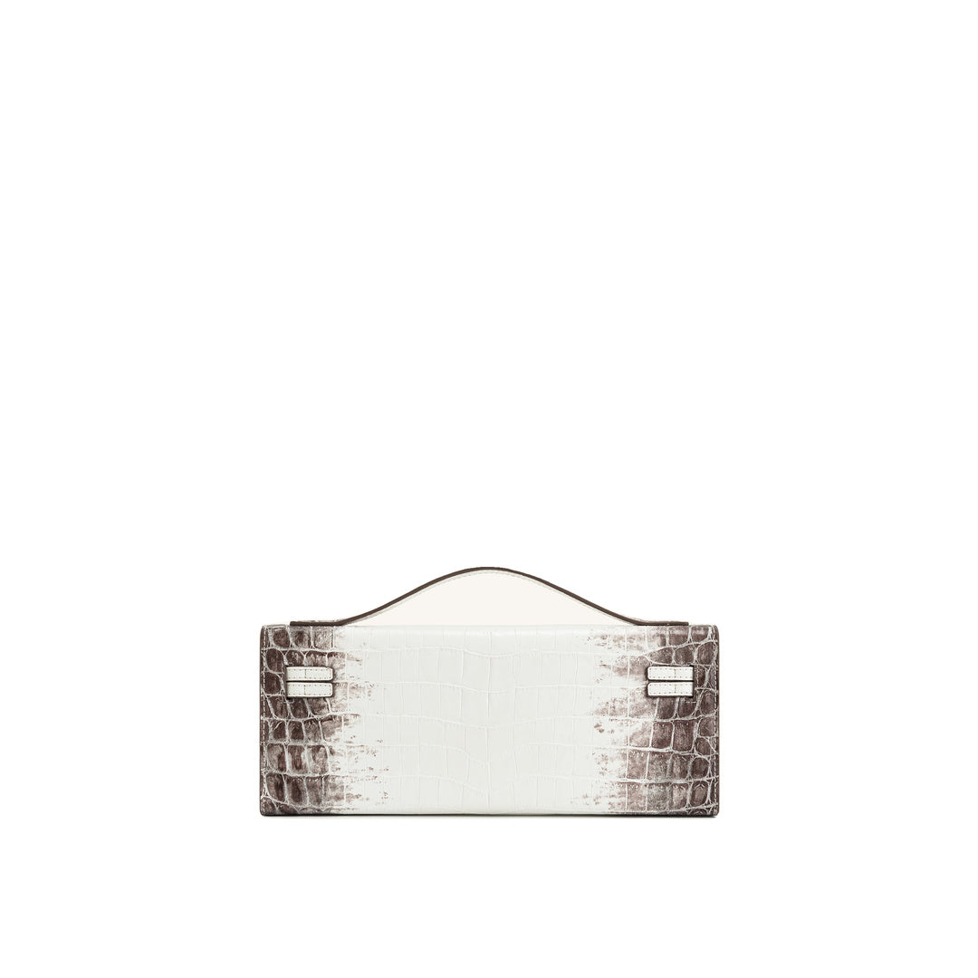 JW PEI Bria Structured Top Handle Bag - White Croc