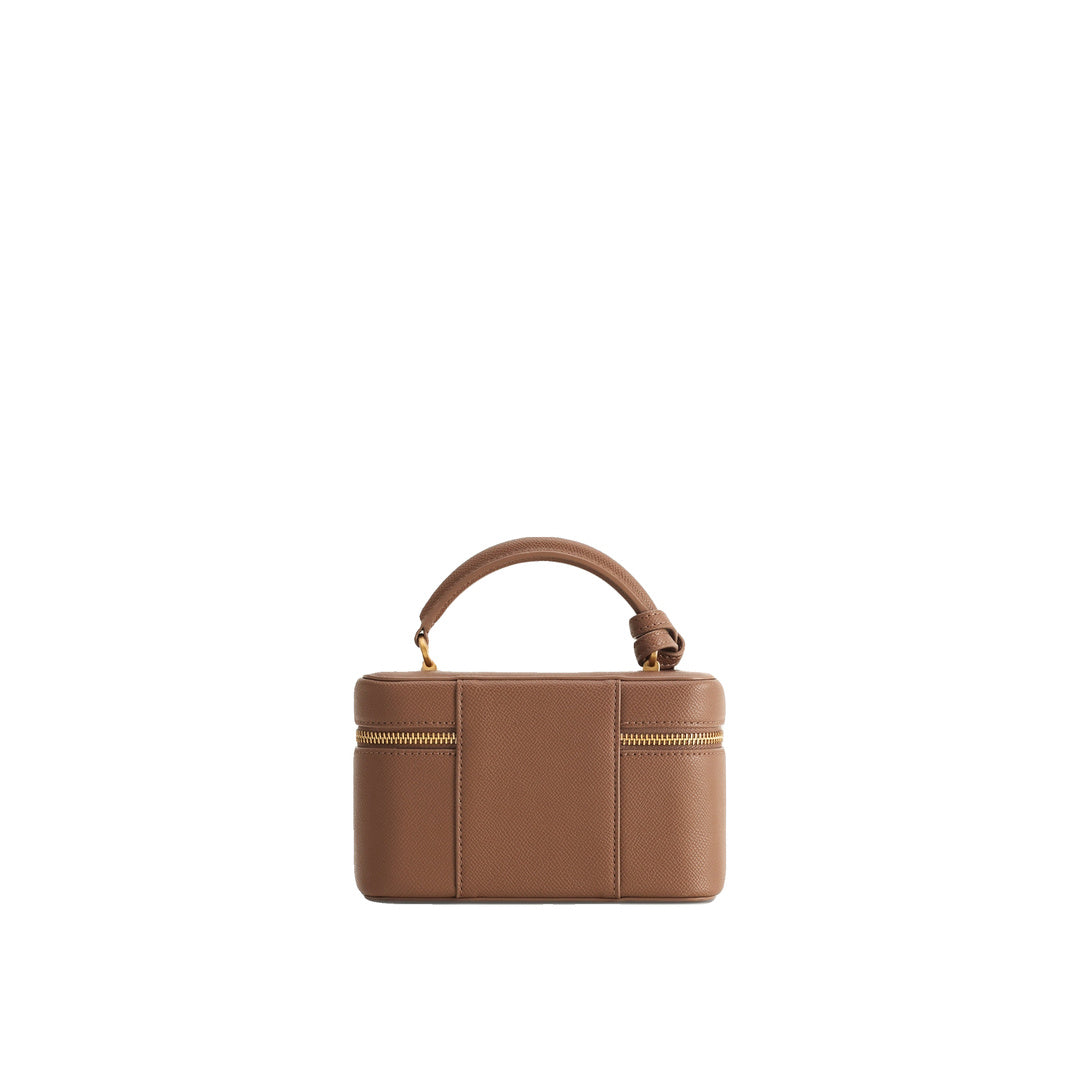 JW PEI Cleo Box Shape Top Handle Bag - Brown