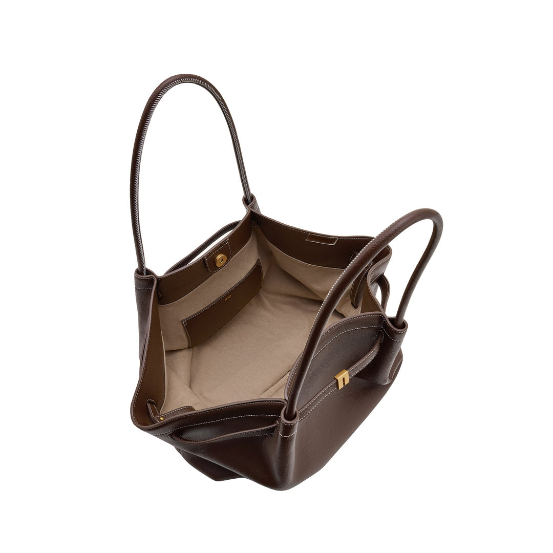 JW PEI Hana Large Tote Bag - Dark Brown