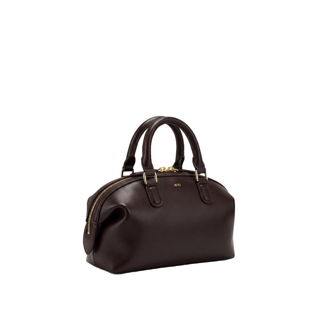 JW PEI Arlo Top Handle Bag - Dark Brown