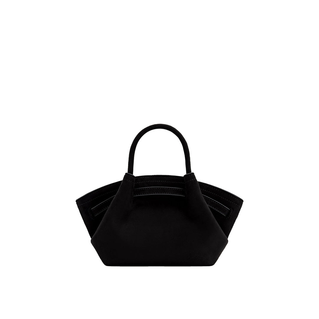 JW PEI Hana Mini Faux Suede Tote Bag - Black