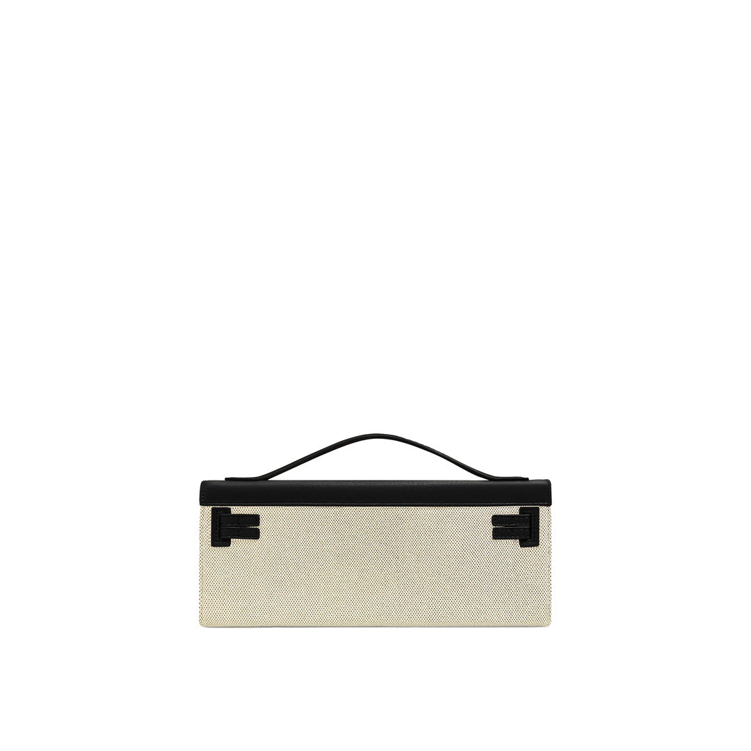 JW PEI Bria Structured Top Handle Bag - Black Canvas