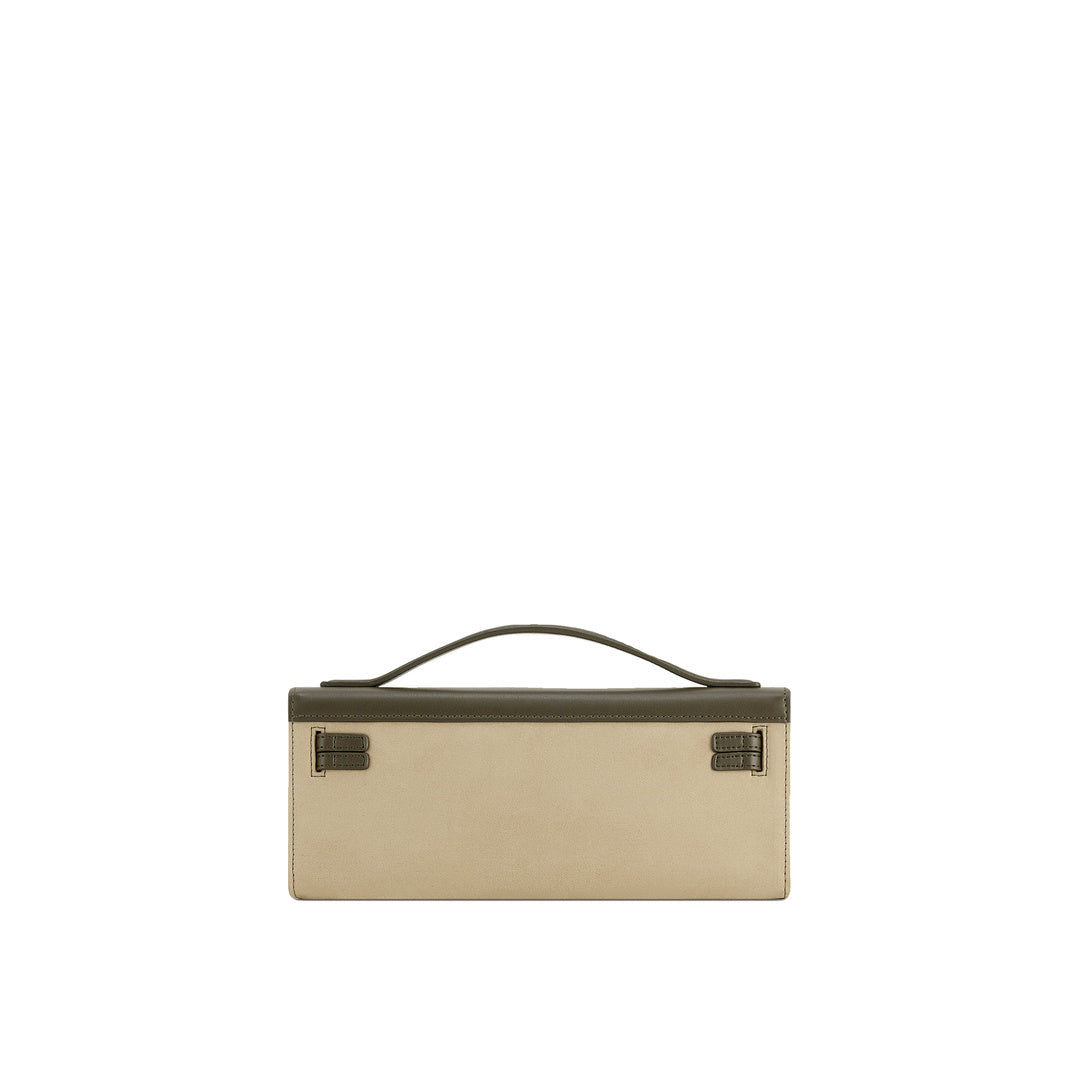 JW PEI Bria Faux Suede Structured Top Handle Bag - Dark Olive
