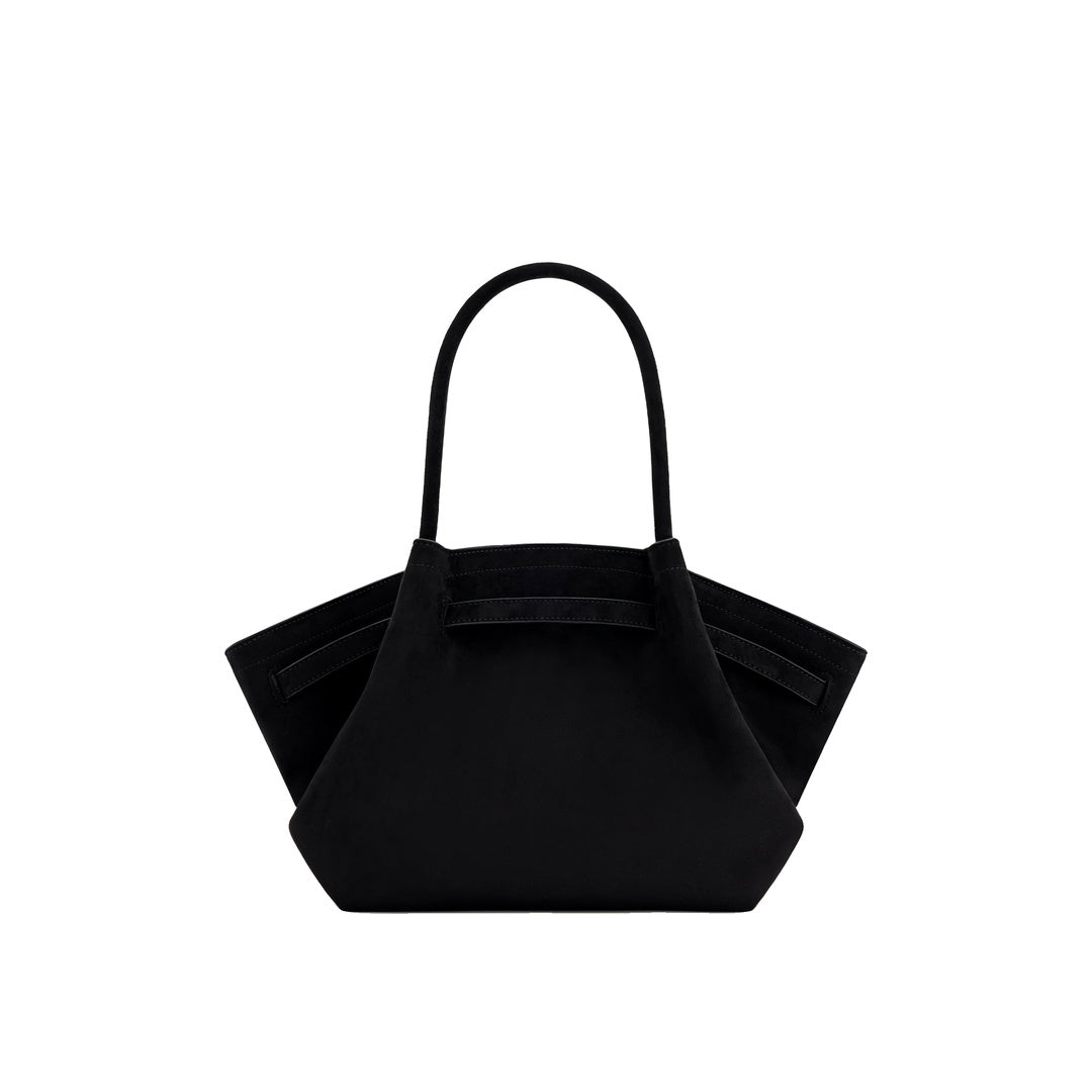 JW PEI Hana Medium Faux Suede Tote Bag - Black
