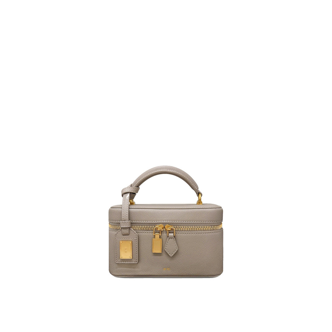 JW PEI Cleo Box Shape Top Handle Bag - Taupe