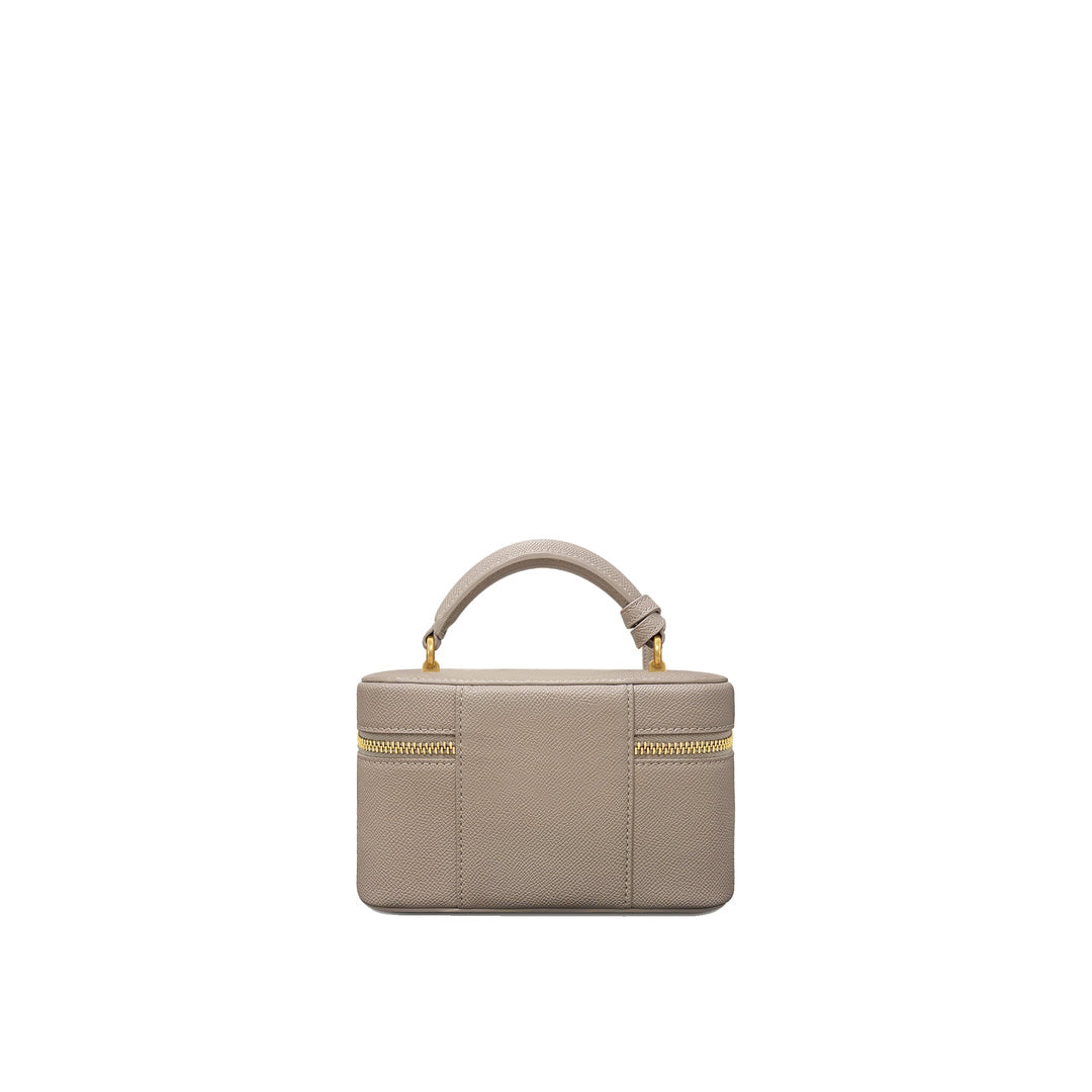 JW PEI Cleo Box Shape Top Handle Bag - Taupe