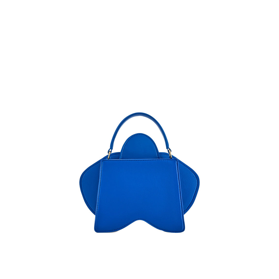 JW PEI Flora Orchid Shaped Top Handle Bag - Blue