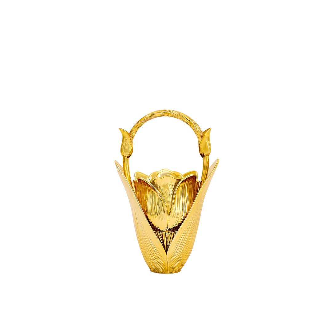 JW PEI Ella Tulip Vase Top Handle Bag - Gold