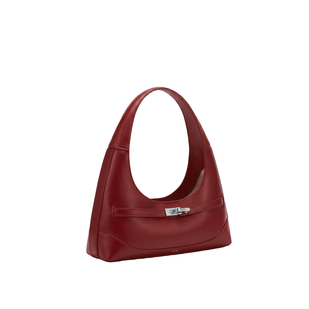 JW PEI Noelle Belted Shoulder Bag - Deep Burgundy