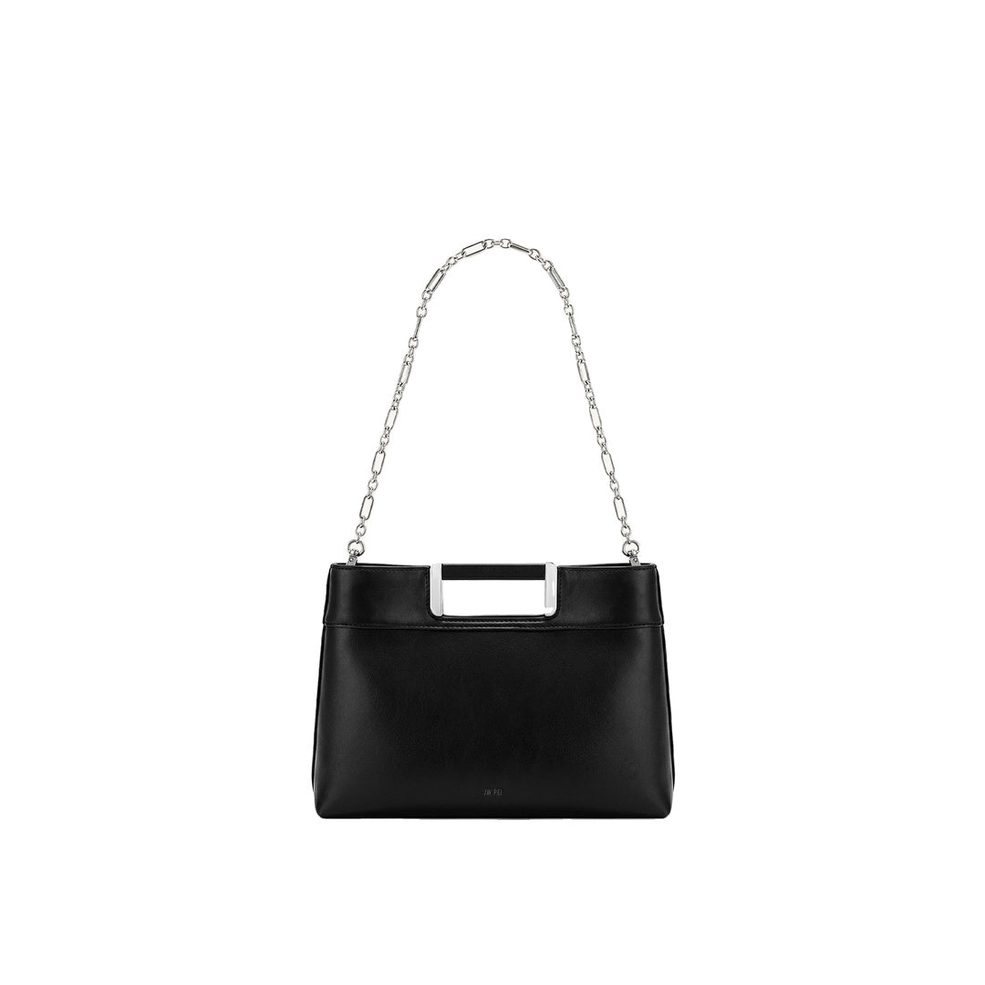 JW PEI Elodie Chain Handle Top Handle Bag - Black