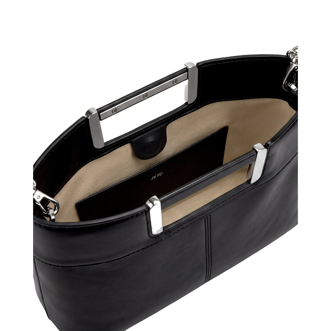 JW PEI Elodie Chain Handle Top Handle Bag - Black
