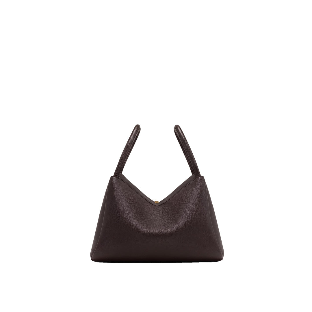 JW PEI Maelle Dachshund Charm Double Handle Bag - Dark Brown
