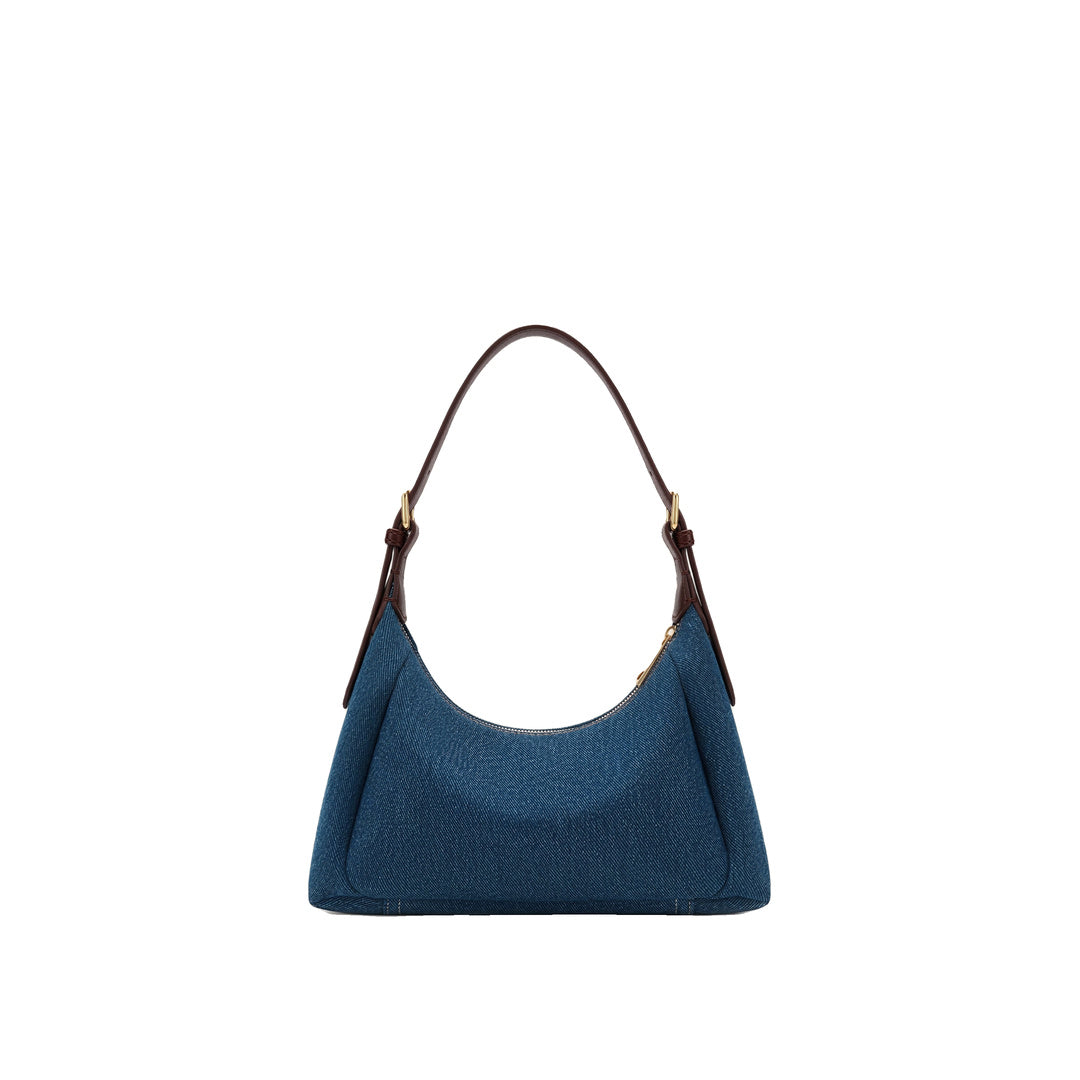 JW PEI Velora Denim Shoulder Bag - Blue Denim