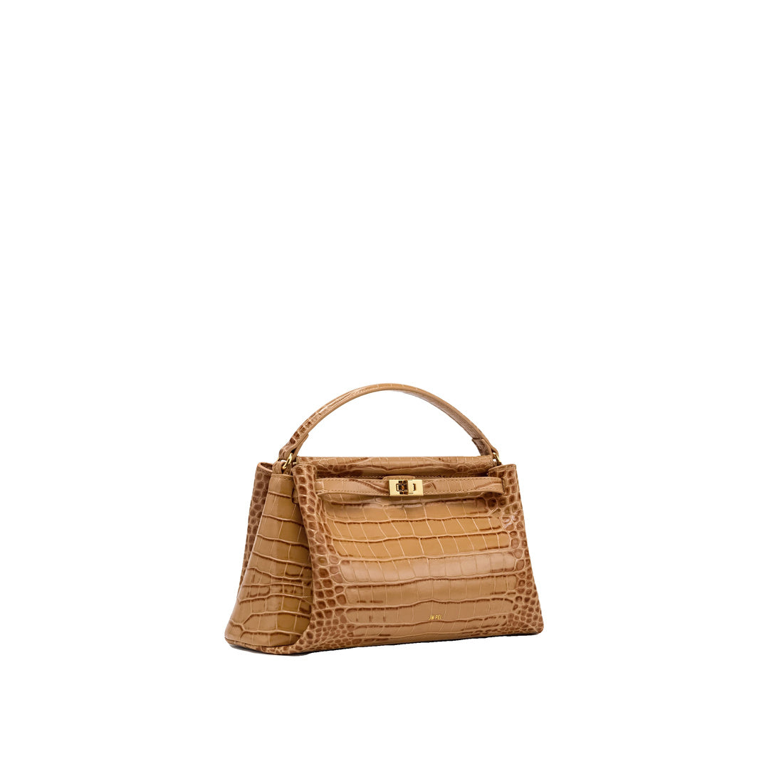 JW PEI Carmen Top Handle Bag - Khaki Croc