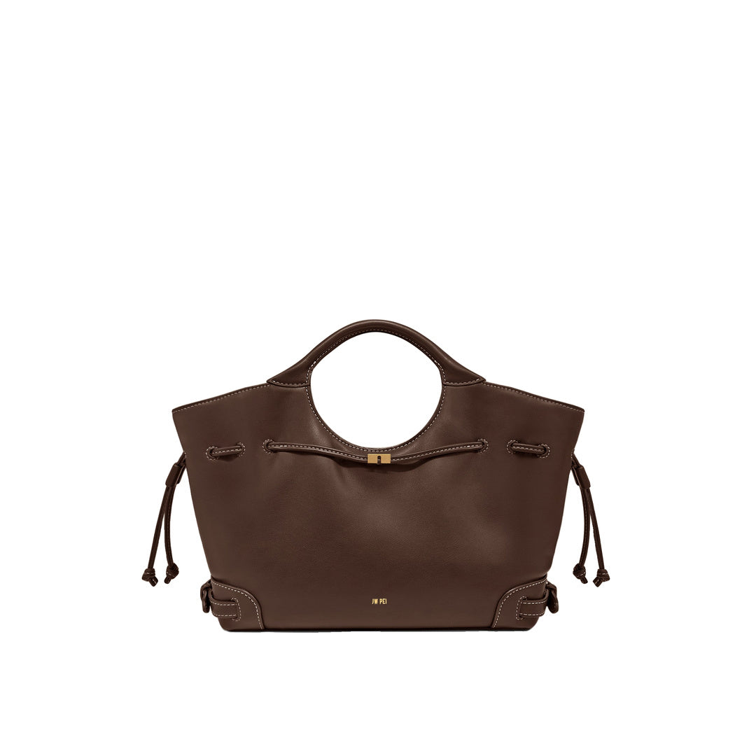 JW PEI Virelle Drawstring Tote Bag - Brown