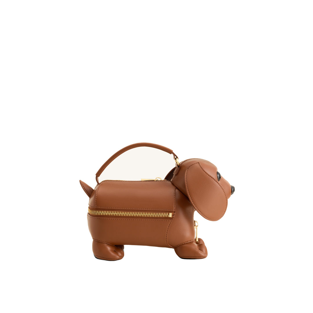 JW PEI Emilia Dog-Shaped Bag - Brown