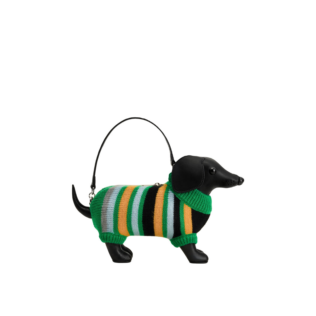 JW PEI Addison Dachshund Handbag - Black