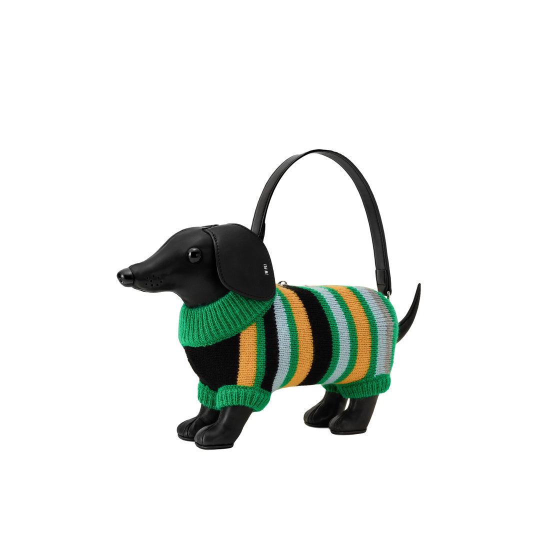 JW PEI Addison Dachshund Handbag - Black