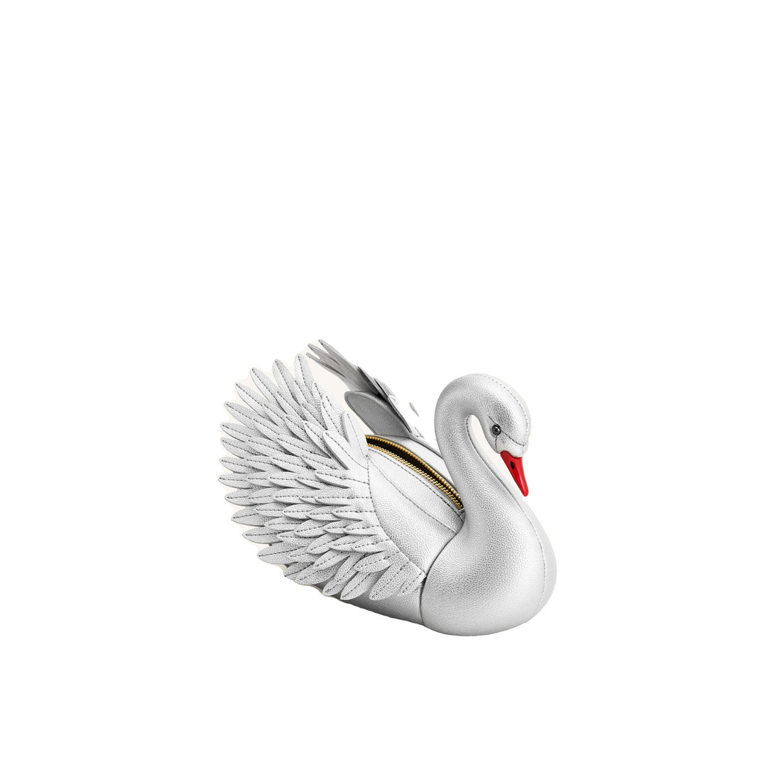 JW PEI Alani Swan Shaped Crossbody Bag - Silver