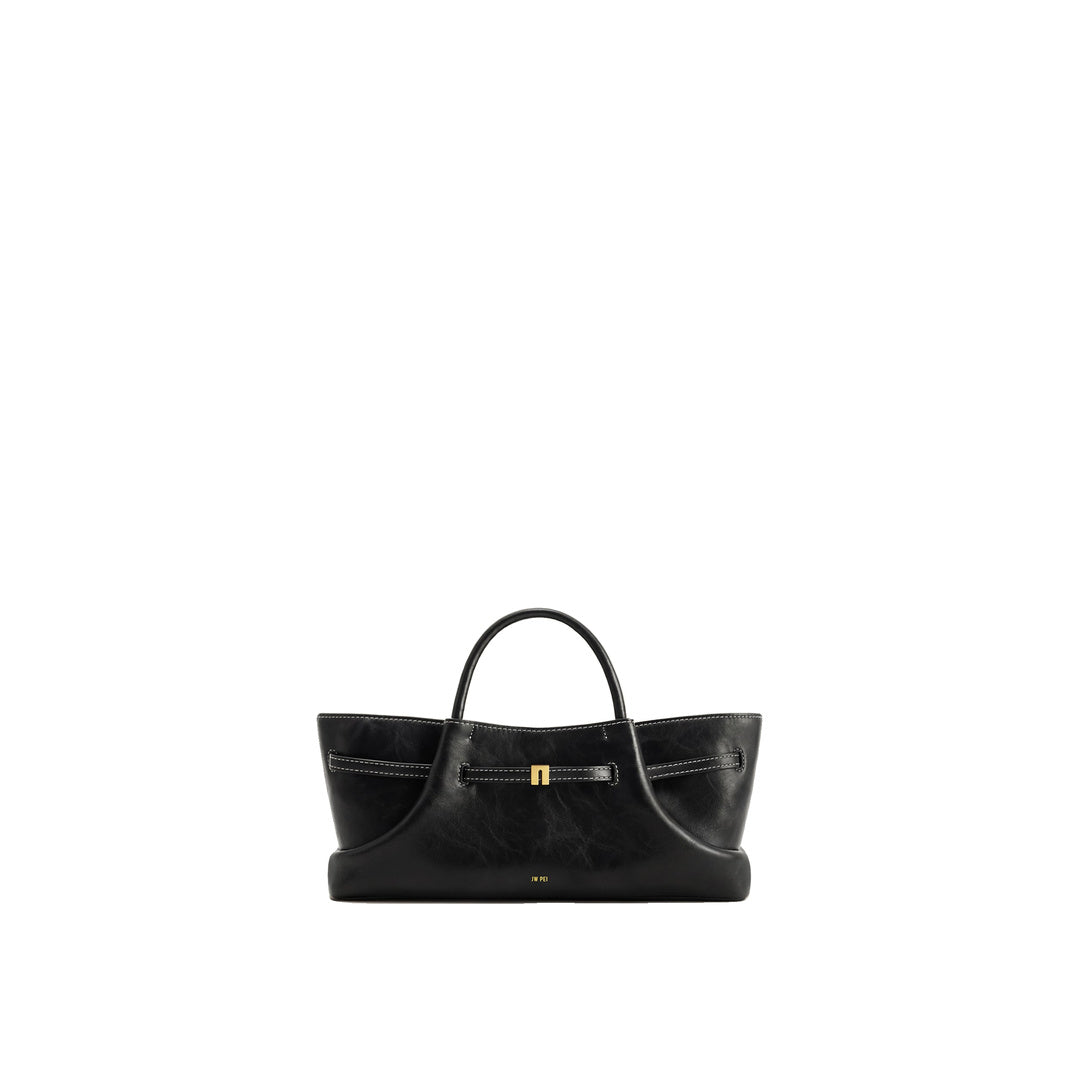 JW PEI Maeve Dachshund Metal Charm Tote Bag - Black