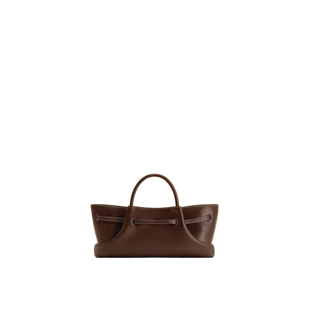 JW PEI Maeve Dachshund Metal Charm Tote Bag - Dark Brown