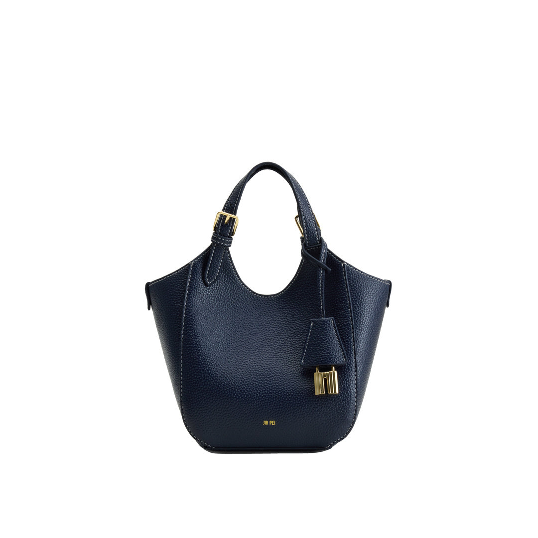 JW PEI Ines Padlock Tote Bag - Navy