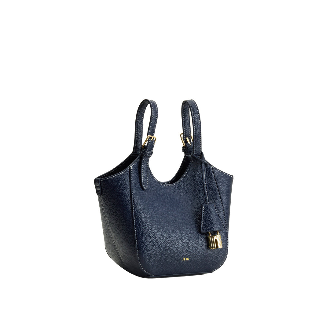 JW PEI Ines Padlock Tote Bag - Navy