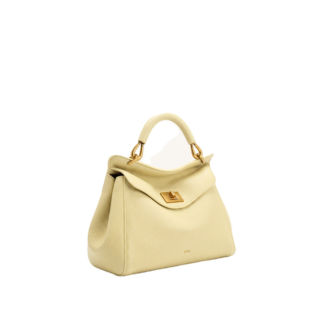JW PEI Lucia Classic Top Handle Bag - Light Yellow