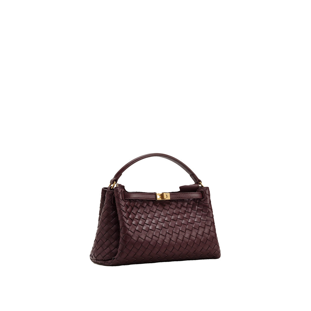 JW PEI Carmen Woven Top Handle Bag - Vintage Red