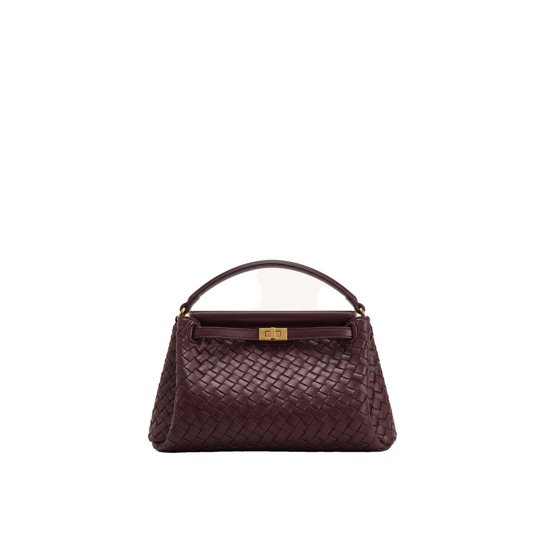 JW PEI Carmen Woven Top Handle Bag - Vintage Red