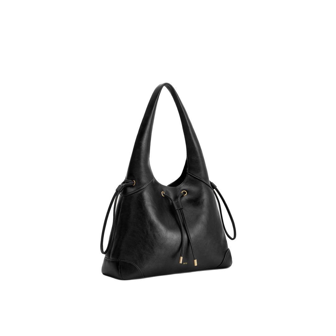 JW PEI Celandra Drawstring Hobo Bag - Black