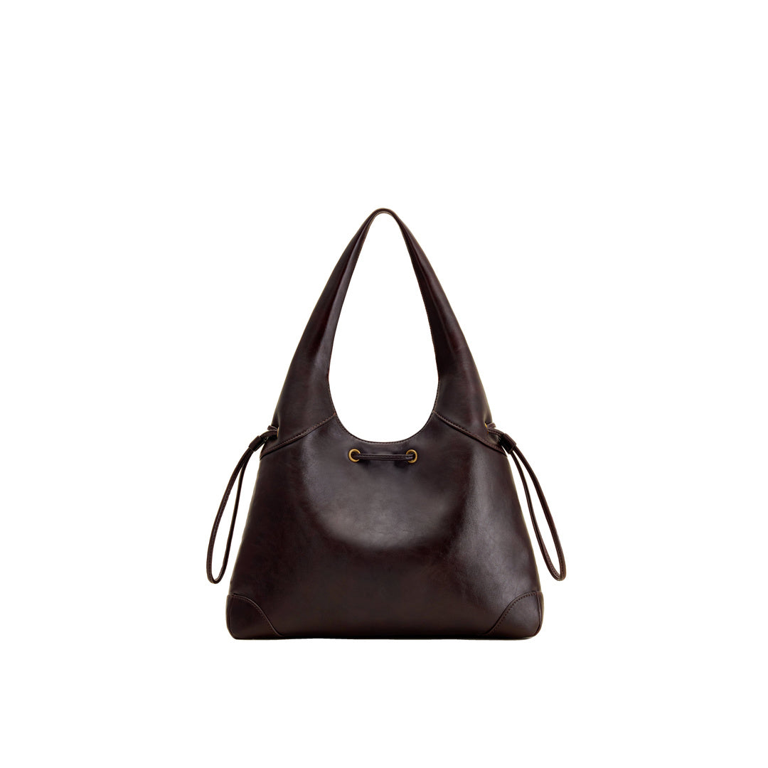 JW PEI Celandra Drawstring Hobo Bag - Dark Brown