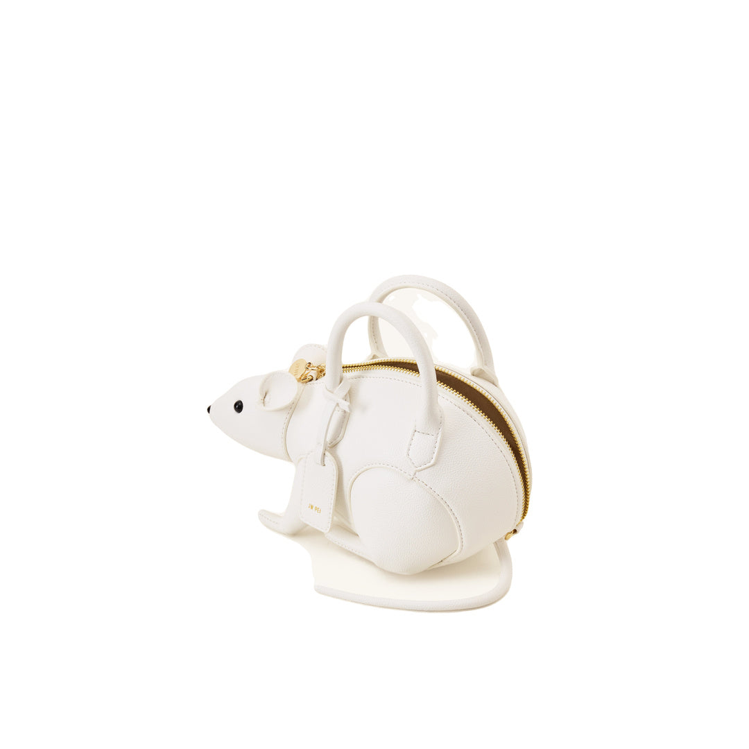 JW PEI Mia Mouse Top Handle Bag - White