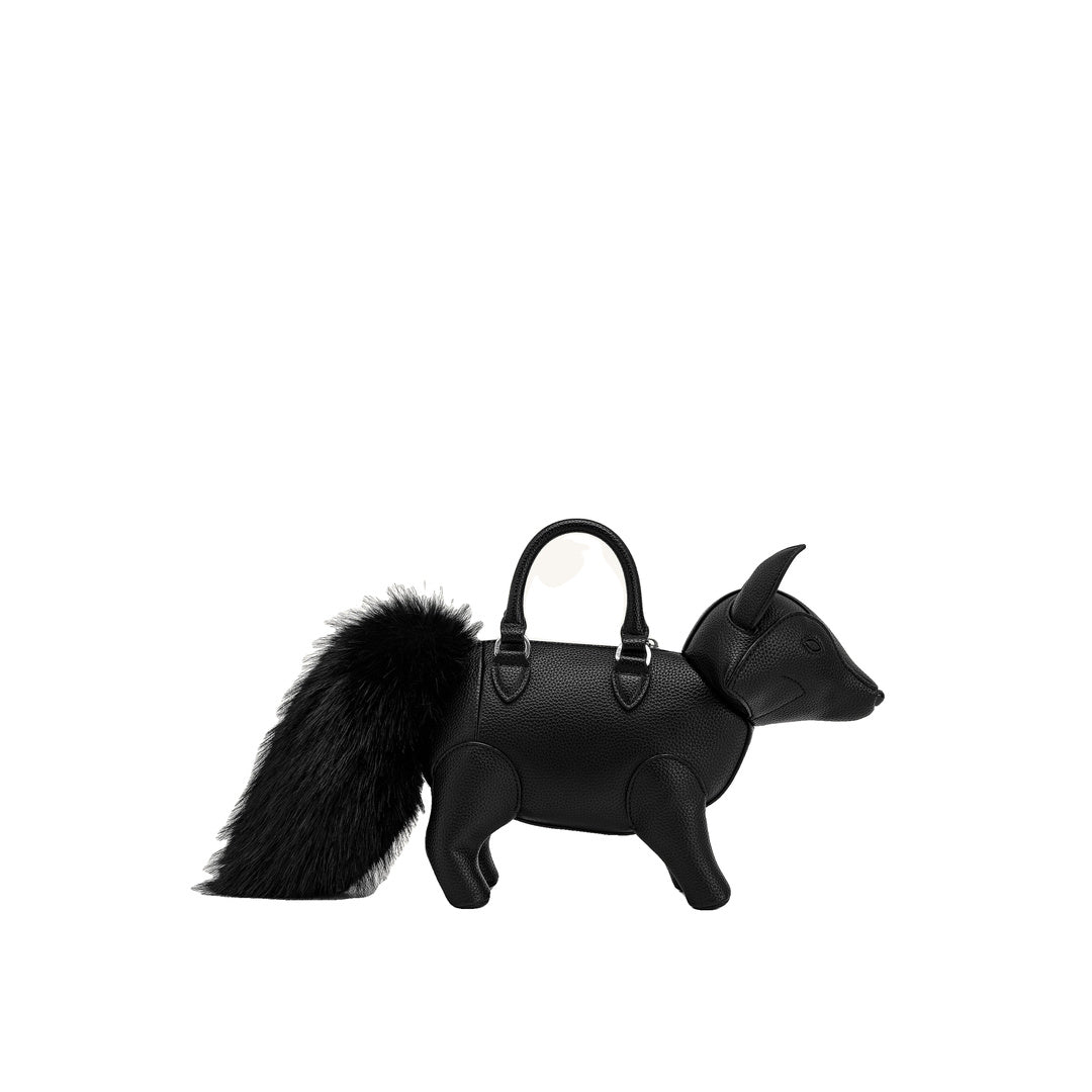 JW PEI Kai Fox Shaped Top Handle Bag - Black