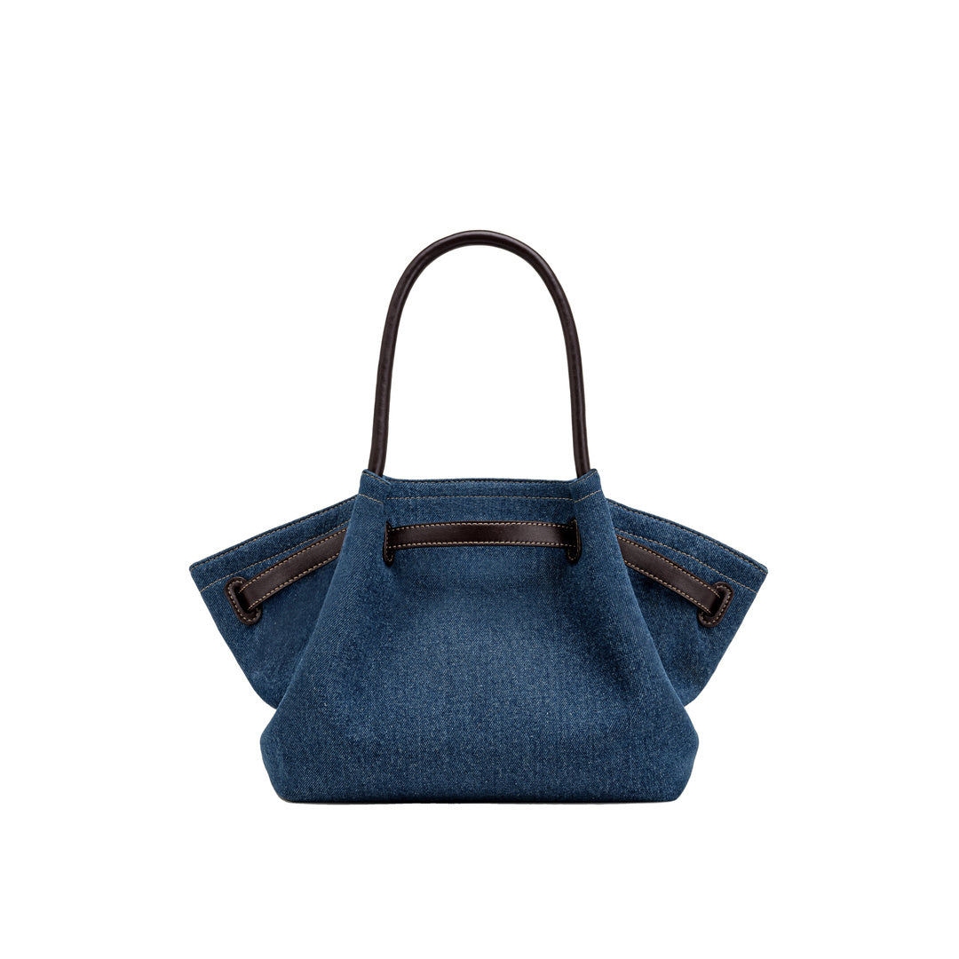 JW PEI Hana Medium Denim Tote Bag - Blue Denim