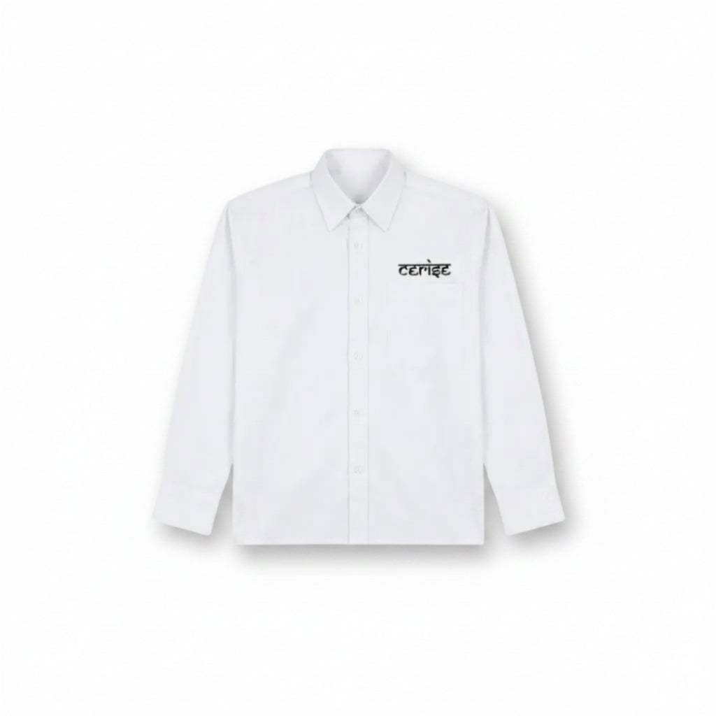 CERISE SIGNATURE SHIRT - WHITE