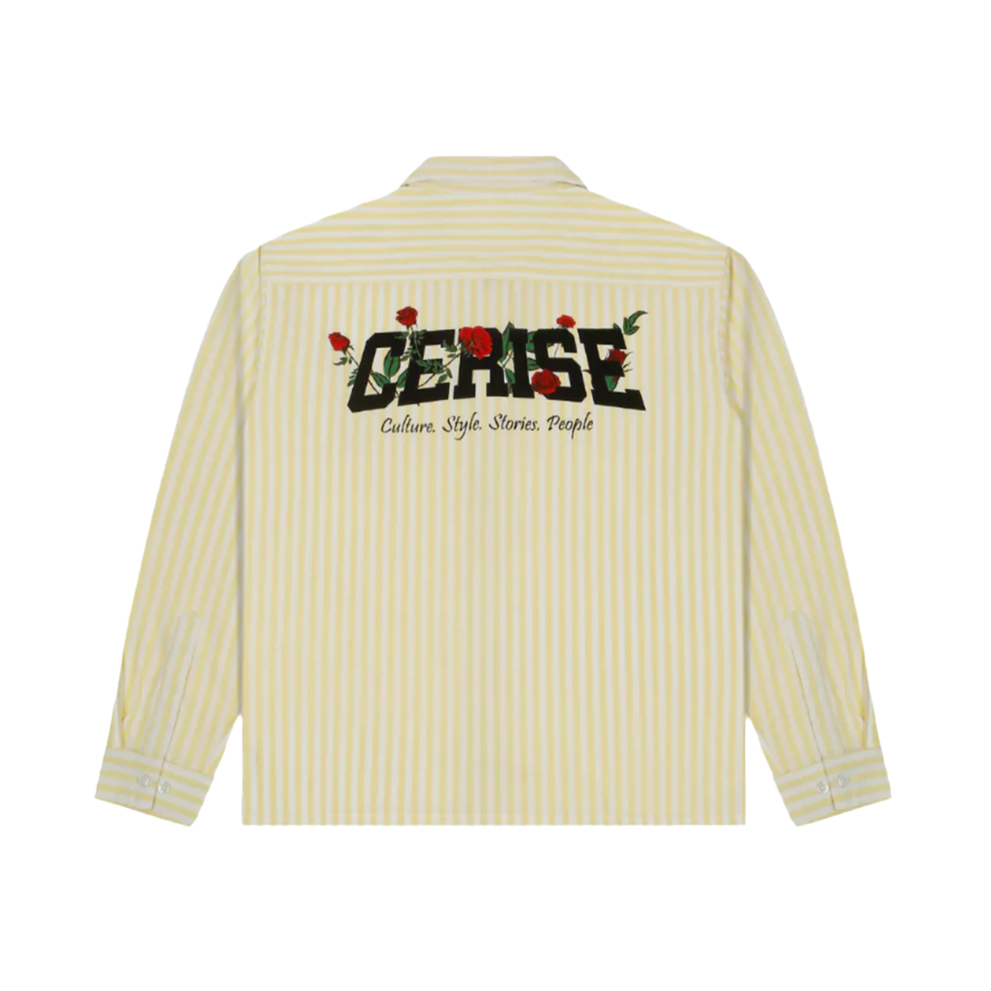 STRIPE PLAIN CERISE SHIRT