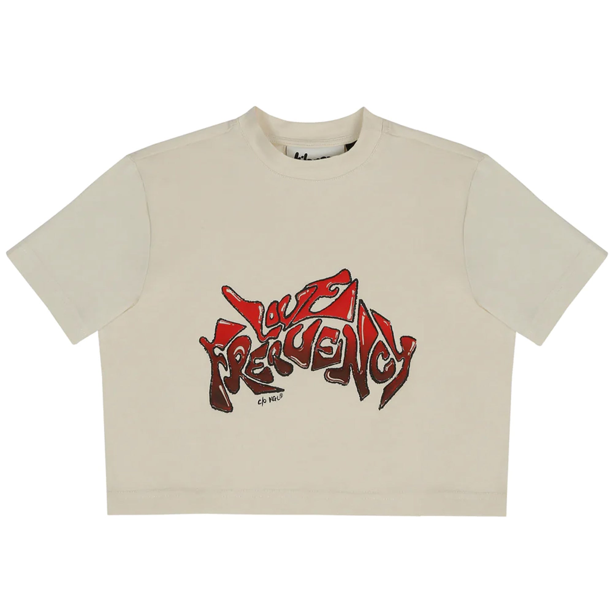 'LOVE FREQUENCY' CROPPED TEE