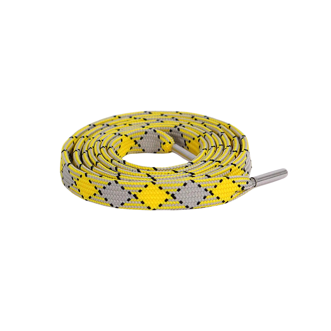Cannatonic Diesel Patterned Flat Laces | Best for Nike, Jordan & Hoka by KNOTTY