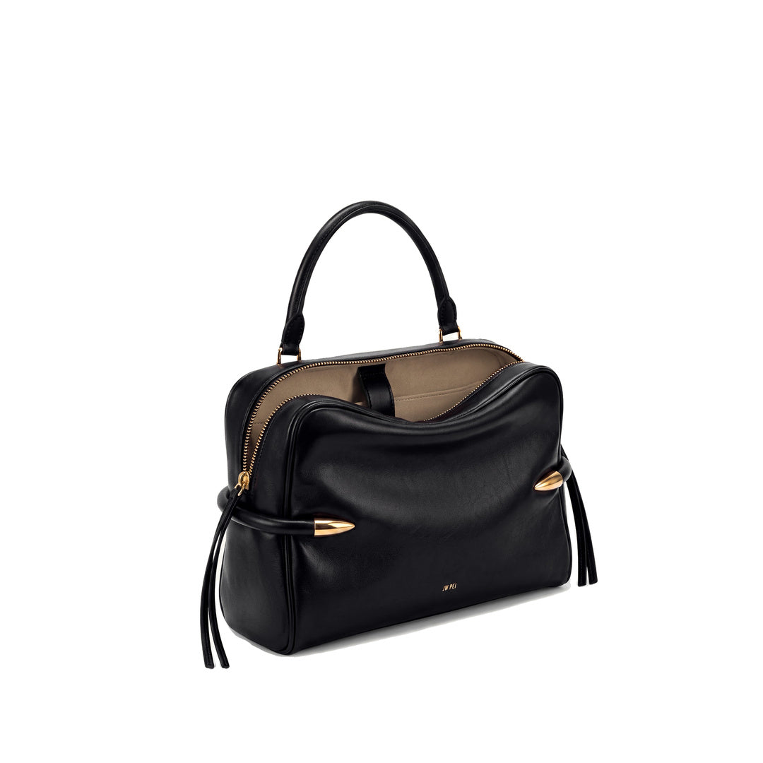 JW PEI Callie Tusk Detail Shoulder Bag - Black