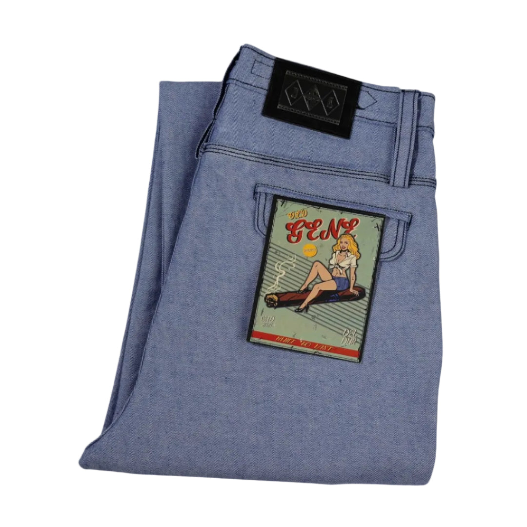 Men's Light Blue Jeans - 1900s Fit