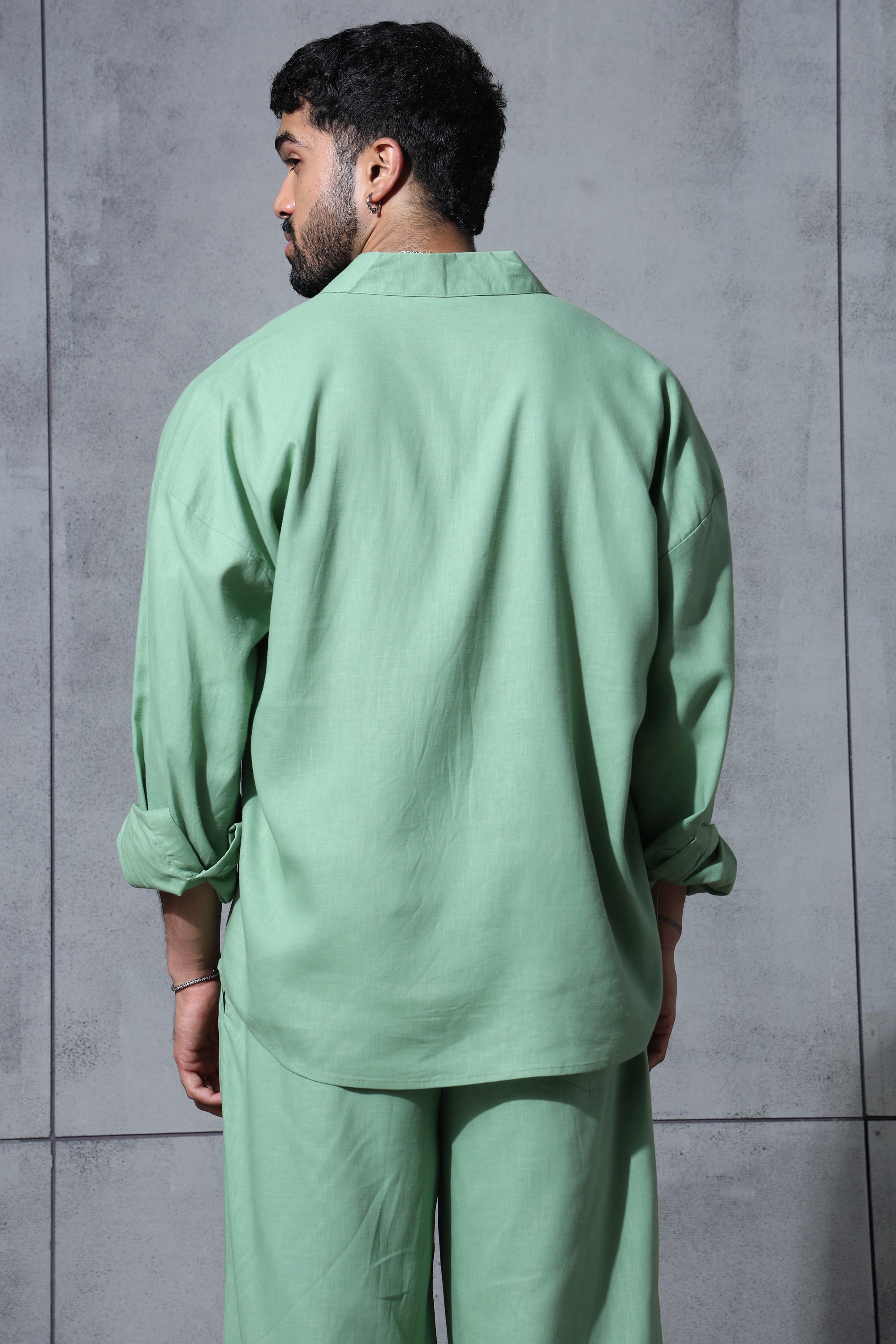 Matcha Mist Linen Co-Ord Set